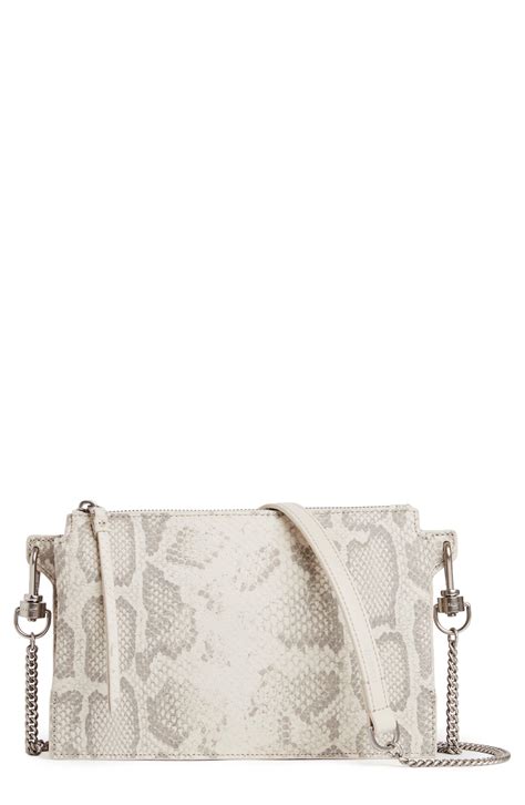 guess fake snake eather bag|snake embossed crossbody bag.